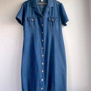 Vintage denim dress!